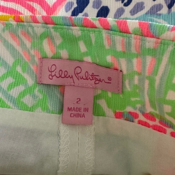 Lilly Pulitzer January Skort, Multi Roar Of The Seas, Size 2 - Picture 7 of 10